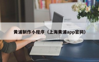石嘴山黄浦制作小程序（上海黄浦app官网）
