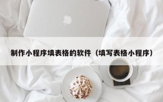 石嘴山制作小程序填表格的软件（填写表格小程序）